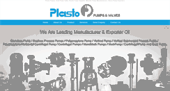 Desktop Screenshot of plastopumps.com